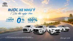 Chương trình ưu đãi mua xe Toyota tháng 8/2026